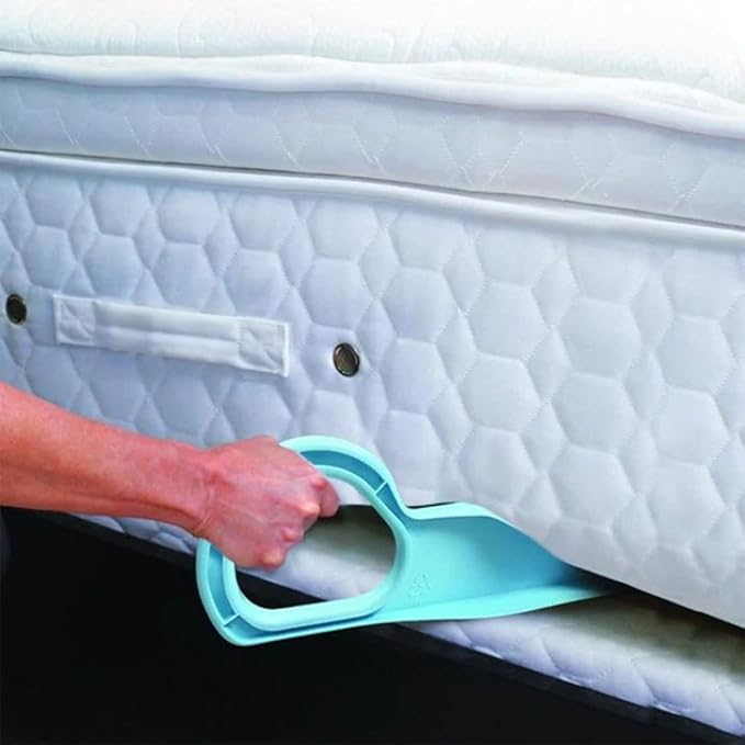 Mattress Lifter, Ergonomic Mattress Wedge Lift, Bed Making and Mattress Lifting Handy Tool Reduces Back Pain